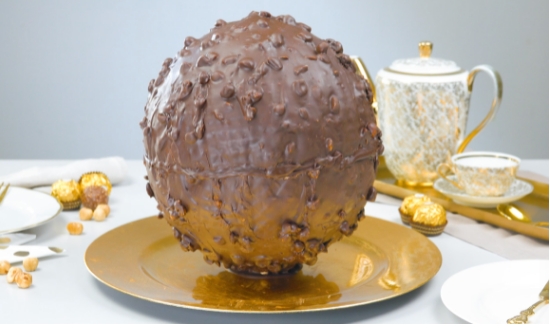 Ferrero Rocher en formato gigante | Praliné de chocolate XXL